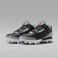 Nike Jordan 3 Retro MCS чоловічі бейсбольні бутси колір чорний