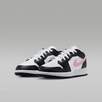 Nike Air Jordan 1 Low Big детские Кроссовки цвет белый