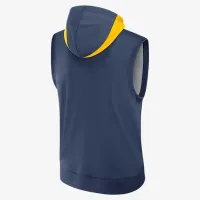 Milwaukee Brewers Authentic Collection Men’s Nike Dri-FIT MLB Sleeveless Pullover Толстовка с капюшоном синий
