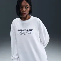 Nike Sportswear жіноча оверсайз Long-Sleeve футболка колір білий
