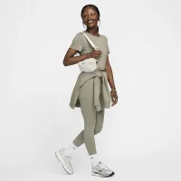 Nike One Classic женская Dri-FIT Short-Sleeve Top цвет зеленый