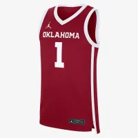 Nike Oklahoma Sooners Replica чоловічі Jordan Brand College баскетбольні Jersey колір червоний