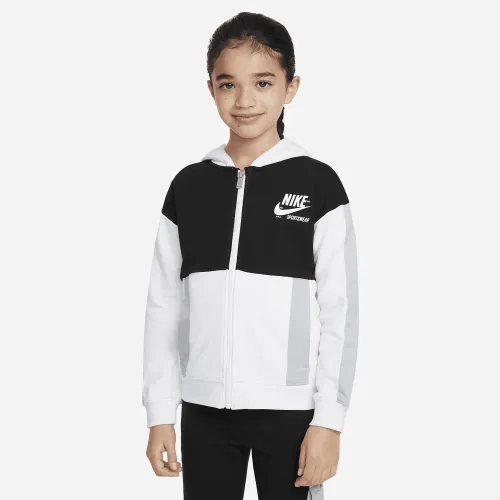 Nike Sportswear Heritage Little детские Full-Zip Толстовка с капюшоном цвет черный