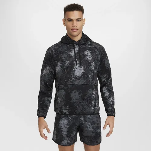 Nike Camo чоловічі Therma-FIT Versatile Pullover Толстовка з капюшоном колір чорний