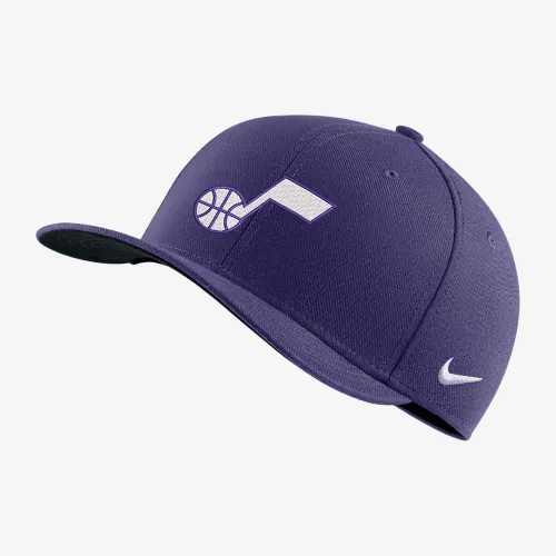 Utah Jazz City Edition Nike NBA Swoosh Flex Cap колір фіолетовий