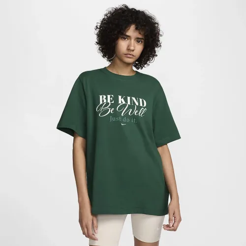 Nike Sportswear женская футболка цвет зеленый