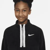 Nike Sportswear Big дитячі (Girls') Long-Sleeve Top колір чорний