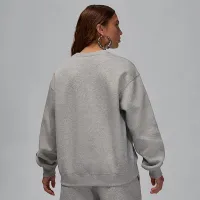 Nike Jordan Brooklyn Fleece жіноча Crew-Neck світшот колір сірий