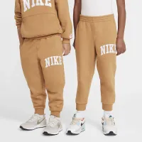 Nike Sportswear Club Little детские Applique Fleece Pants цвет коричневый
