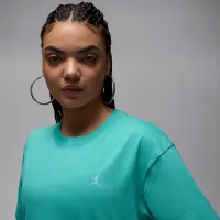 Nike Jordan жіноча Graphic футболка колір зелений