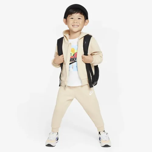 Nike Full-Zip Club набор Toddler 2-Piece Толстовка с капюшоном набор цвет коричневый