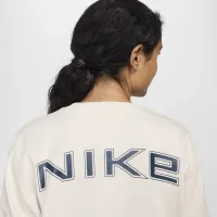 Nike Sportswear жіноча Loose Long-Sleeve футболка колір коричневий