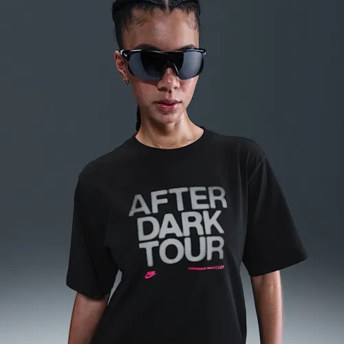 Nike After Dark Tour женская Loose Short-Sleeve футболка цвет черный