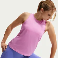 Nike One Classic женская Dri-FIT Tank Top цвет фиолетовый