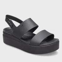 Шлёпанцы Crocs Brooklyn Low Wedge 206453-060 - Черные