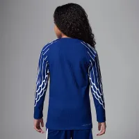 Nike Paris Saint-Germain 2024/25 Match Fourth Big детские Jordan Dri-FIT ADV Soccer Authentic Long-Sleeve Jersey синий
