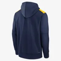 Milwaukee Brewers Authentic Collection чоловічі Nike Therma MLB Pullover Толстовка з капюшоном блакитний
