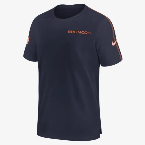 Denver Broncos Sideline Coach мужские Nike Dri-FIT NFL Top синий