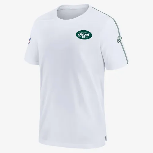 New York Jets Sideline Coach чоловічі Nike Dri-FIT NFL Top колір білий