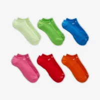 Nike Everyday Plus Cushioned тренировочные No-Show носки (6 пары) многоцветный