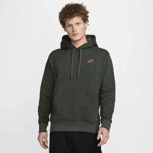 Nike Sportswear Club Fleece чоловічі Pullover Толстовка з капюшоном колір зелений