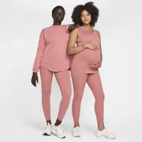 Nike (M) One жіноча З високою талією 7/8 лосіни з кишенями(Maternity) Pink