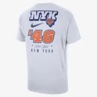 New York Knicks Courtside мужские Nike NBA футболка цвет белый