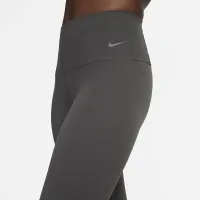 Nike Zenvy женская Gentle-Support С высокой Талией 7/8 лосины цвет коричневый