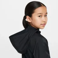 Nike Academy Big дитячі 1/2-Zip Hooded Soccer Track Куртка колір чорний
