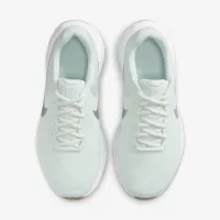 Nike Revolution 7 женская Road Running Кроссовки (Extra Wide) цвет зеленый