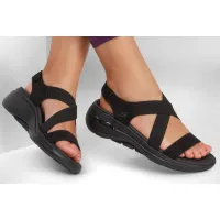 Кросівки Сандалі Жіночі Skechers GO WALK Arch Fit (140257-BBK)
