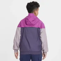 Nike Sportswear Windrunner Big дитячі Hooded Repel Куртка (Extended Size) колір фіолетовий