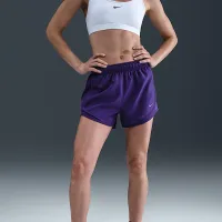 Nike Tempo жіноча Dri-FIT Mid-Rise Brief-Lined Running шорти колір фіолетовий