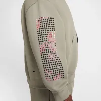 Nike Tech мужские Fleece Толстовка с капюшоном цвет зеленый