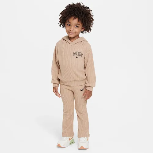 Nike Swoosh Spirit Toddler 2-Piece Cozy Rib набор цвет коричневый