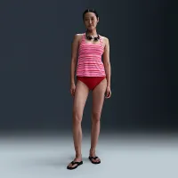 Nike Swim женская Square-Neck Tankini цвет красный