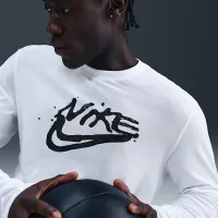 Nike мужские Dri-FIT Long-Sleeve Top цвет белый