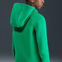 Nike Sportswear Tech Fleece Big детские Full-Zip Толстовка с капюшоном цвет зеленый