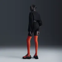 Nike Sportswear женская оверсайз French Terry Shrug цвет черный