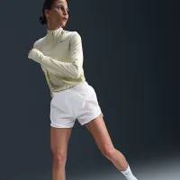 Nike Tempo женская Dri-FIT Mid-Rise Brief-Lined Running шорты цвет белый