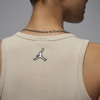 Nike Jordan жіноча Tank колір коричневий