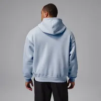 Nike Jordan Brooklyn Fleece мужские оверсайз Pullover Толстовка с капюшоном синий