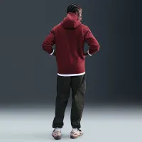 Nike Club мужские Pullover Fleece Толстовка с капюшоном цвет красный