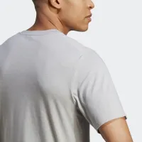 Футболка adidas Train Essentials Feelready Logo тренировочные IB8276 - Серая