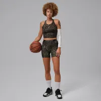 Nike Jordan Sport жіноча Dri-FIT Printed Top колір зелений