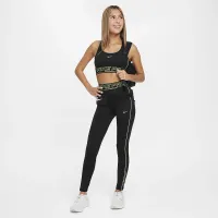 Nike Pro Girls' Dri-FIT Mid-Rise лосіни колір чорний