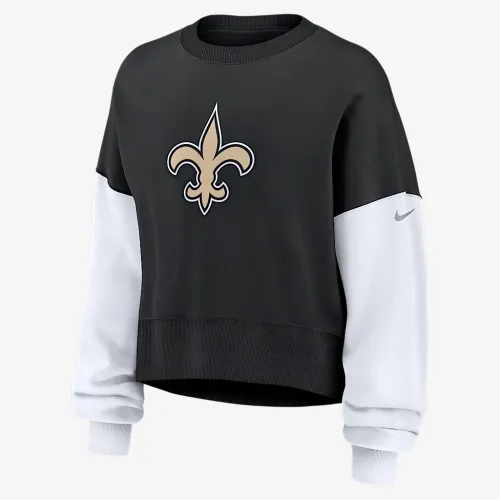 New Orleans Saints женская Nike NFL Pullover Crew цвет черный