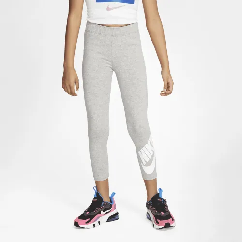 Nike Sportswear Leg-A-See Little детские лосины цвет серый