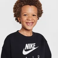 Nike Sportswear Little дитячі Air Fleece 2-Piece Crew комплект колір чорний