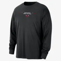 Chicago Bulls Courtside чоловічі Nike NBA Max90 Long-Sleeve футболка колір чорний